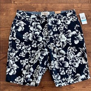 Original Penguin navy print shorts size 31, NWT